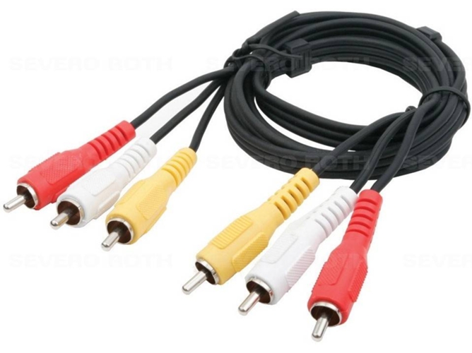 Cable INTEK 3 RCA Macho (1,8 mts)