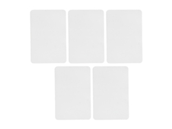 5 Parches De Reparación Impermeables De Pvc Para Botes Inflables Y Kayaks, Kit De Reparación Blanco