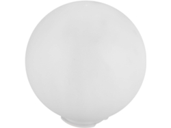 Globo Acrílico De 20 Cm, Transparente Mate, Difusor De Luz Antirreflejos Certificado Para Lámparas.