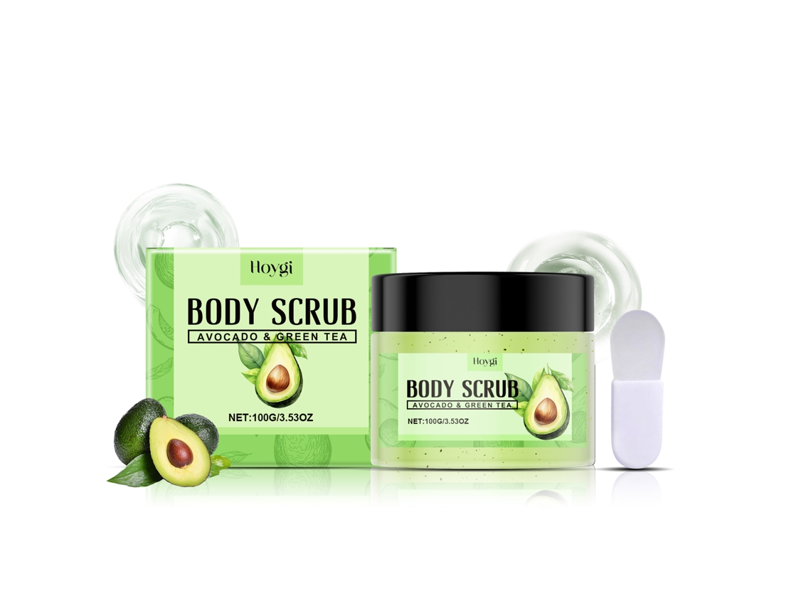 Gel corporal exfoliante de matcha