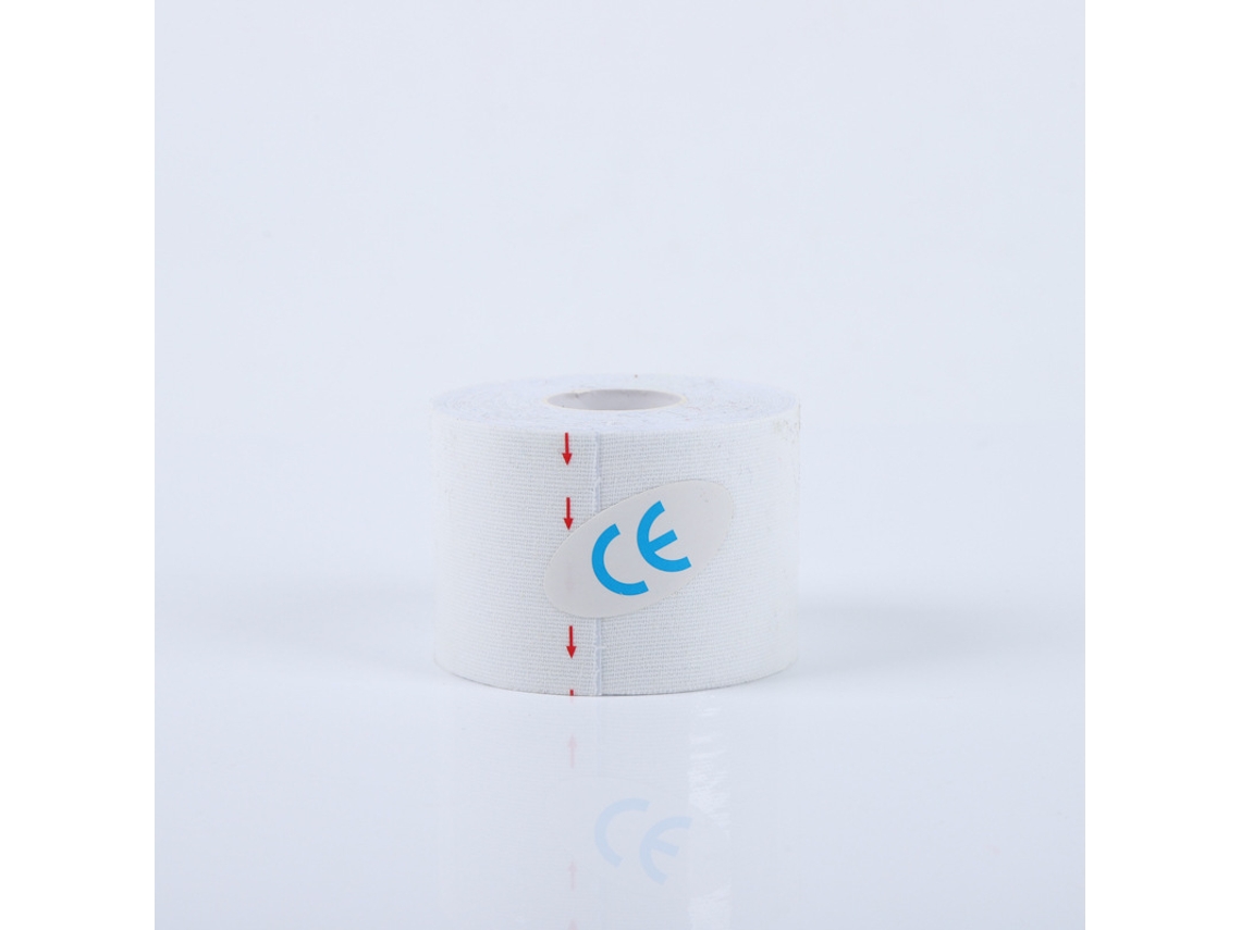 Cinta kinesiológica para lifting facial, contorno en V, cuello y contorno de ojos. Mdug (blanca, 5 cm x 5 cm)