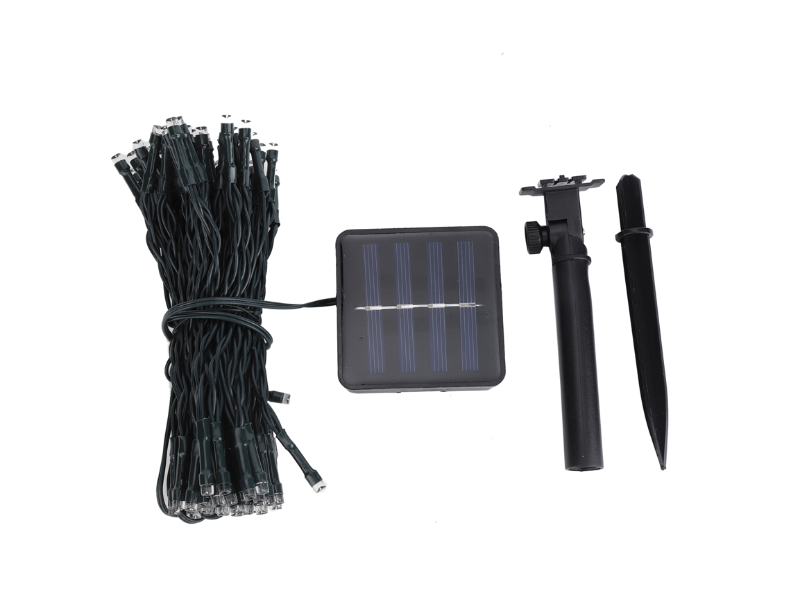2026-luz De Cadena Solar Led Impermeable Al Aire Libre Para Decoración De Navidad Jardín Boda Fiesta Azul