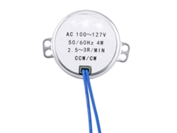 Motor Eléctrico Síncrono Con Engranajes, 100-127 V Ca, 4 W, 50/60 Hz, Giro En Sentido Antihorario/horario.