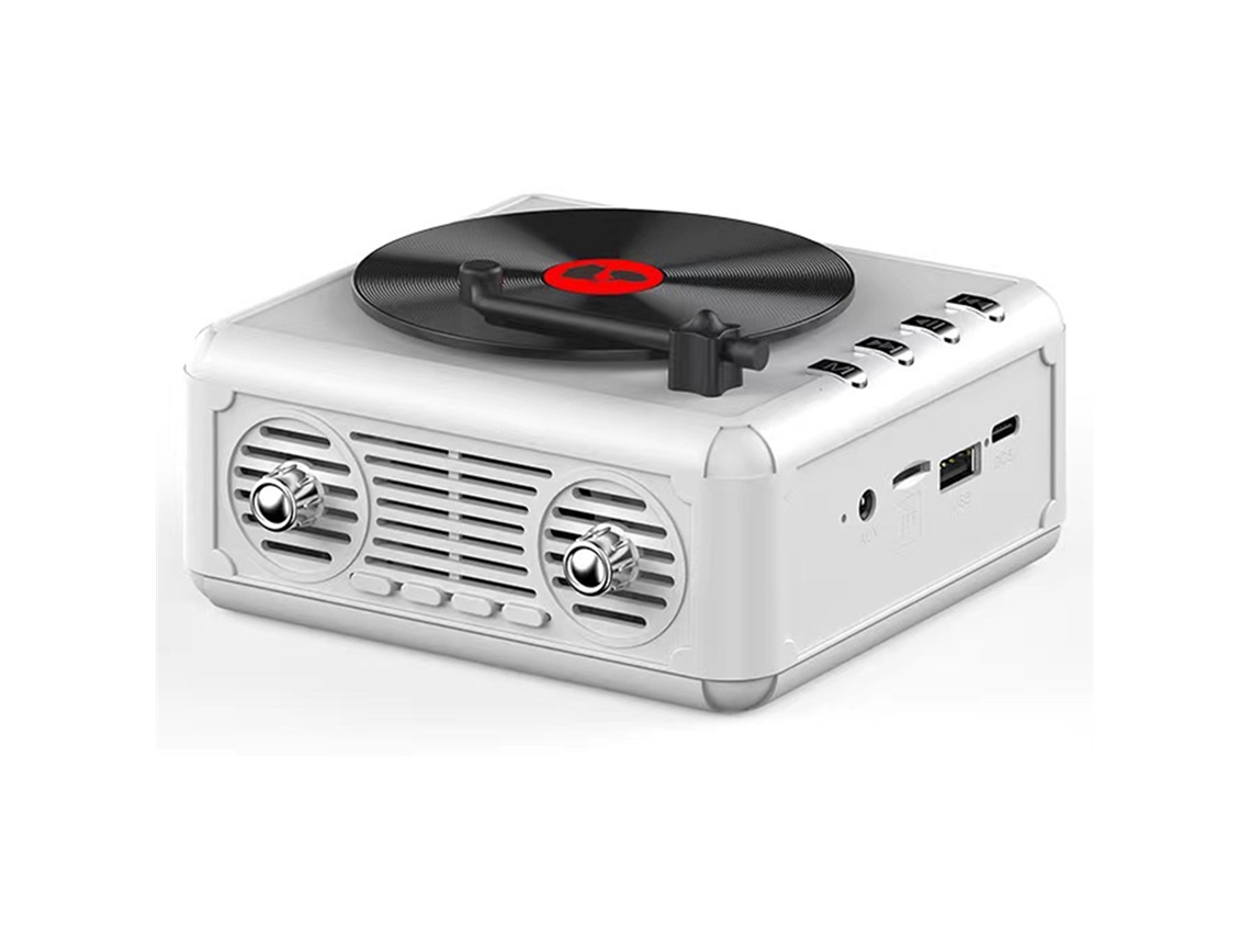 Estuche Bluetooth retro con subwoofer, escritorio MDUG, sucursal SOLENNE VALEURS
