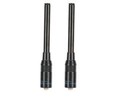 Antena Telescópica De Doble Frecuencia Sma-f 144/430 Mhz Para Radios Btech Baofeng Abs