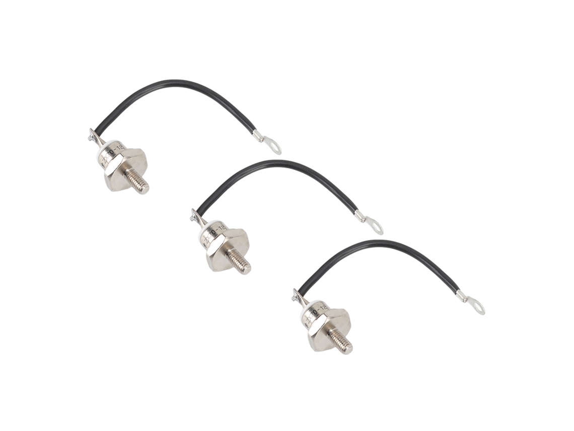 3 Diodos Rectificadores Zx70 12 70a Con Cable De Hierro Anti-púrpura Para Control De Motores Diésel