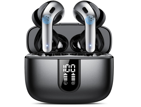 Auriculares Inalámbricos Impermeables YIZHOOD Bluetooth Negro