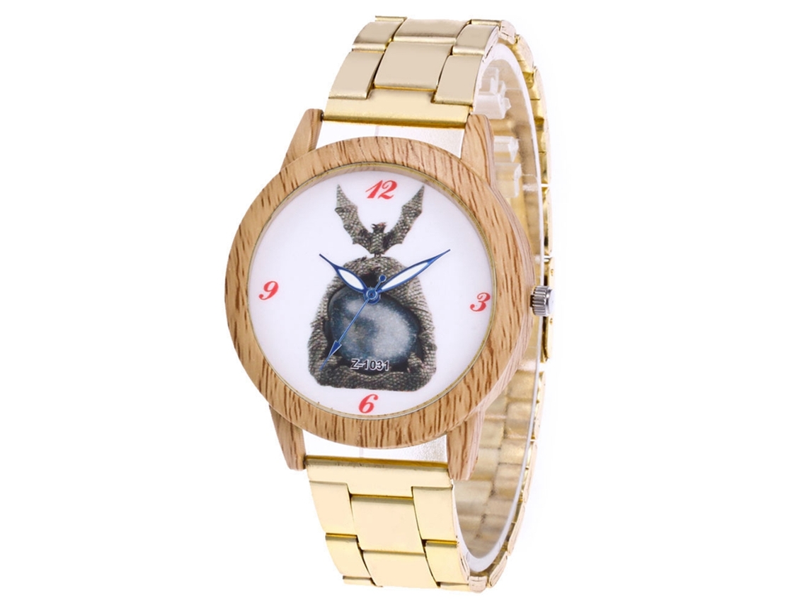 Reloj Analógico De Cuarzo Zhoulianfa Fashion Casual Unisex Retro Halloween