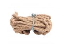 Cuerda de yute gruesa y madera natural para hamaca, columpio, 40 mm, 800 kg