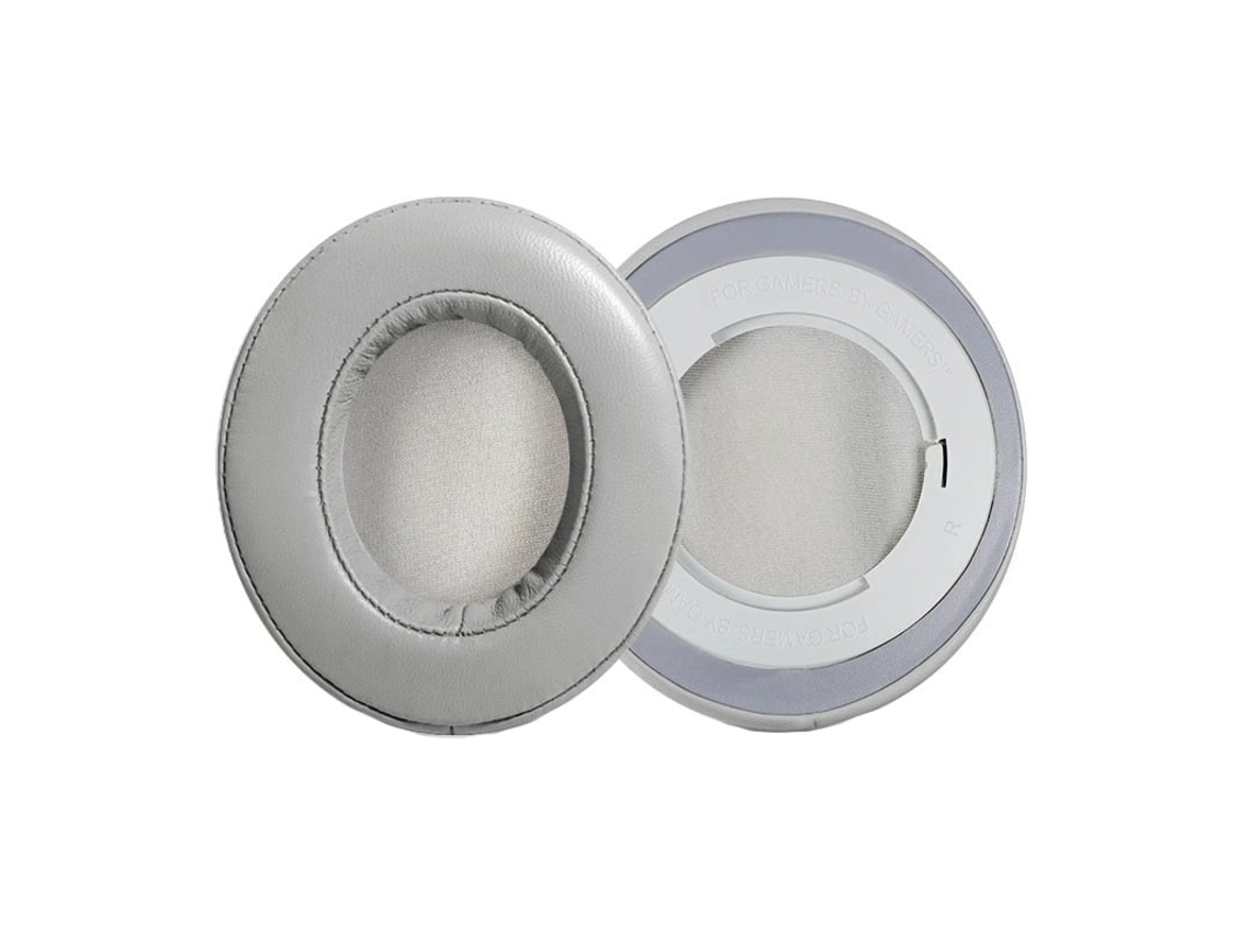 Almohadillas de piel de oveja Szsmart para Razer Kraken Pro V2, color gris