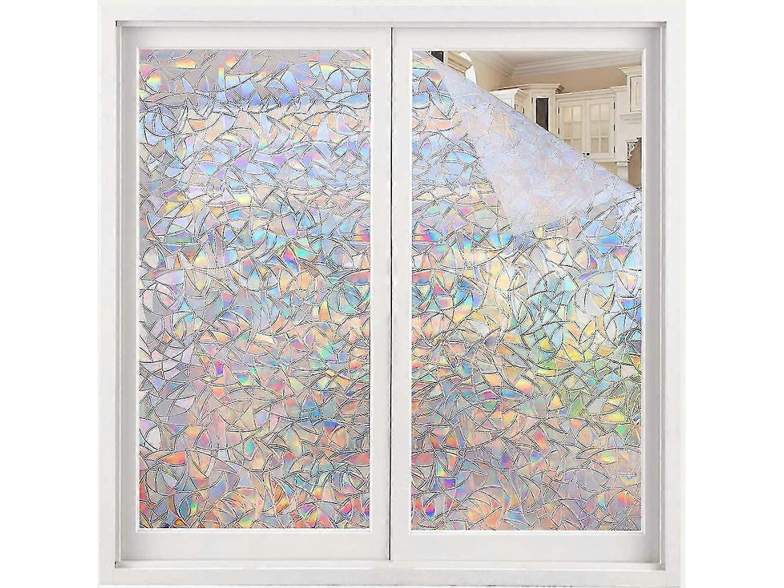 Ventana de privacidad arcoíris, agarre arcoíris 3D decorativo