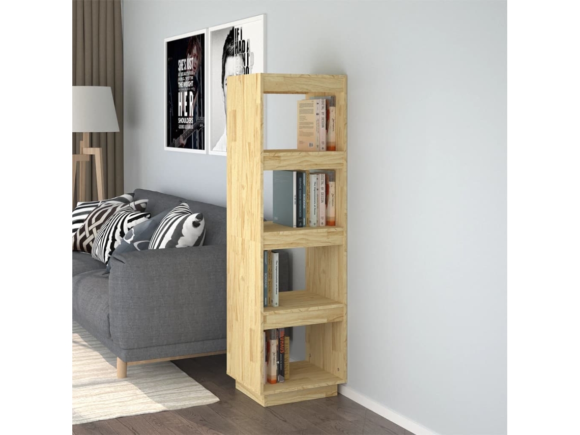 Estantería/Divisoria Aparador 40X35X135 Cm Madera de Pino Maciza