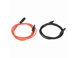 Cable de extensión para panel solar (conectores macho y hembra)