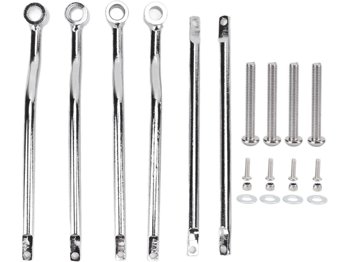 Reposapiés 1 Par De Reposapiés Plegables Antideslizantes De Aleación De Aluminio X300 650 1000 (gris)