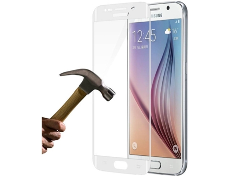 Protector Cristal Templado Samsung Galaxy S6 Edge+«Galaxy S6 Edge Plus Multi4You Full Cover 3D Blanco