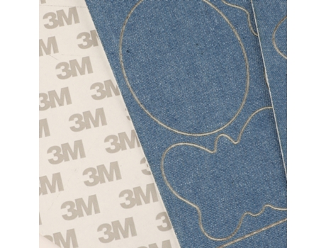 5 folhas de remendos jeans autoadesivos para calças roupas cotovelo joelho remendos Azul