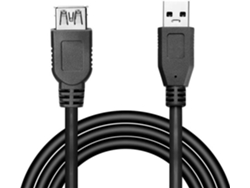 Adaptador GOEIK 2M-P (USB - 2 m - Negro)