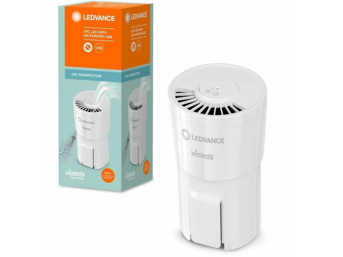 Purificador de aire LEDVANCE LED UV-C USB con filtro HEPA