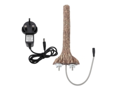 Percha Calefactable Para Pájaros Con Termostato De 5 W, Ajustable Para Loros Y Hámsteres, 100-240 V, Enchufe Británico.