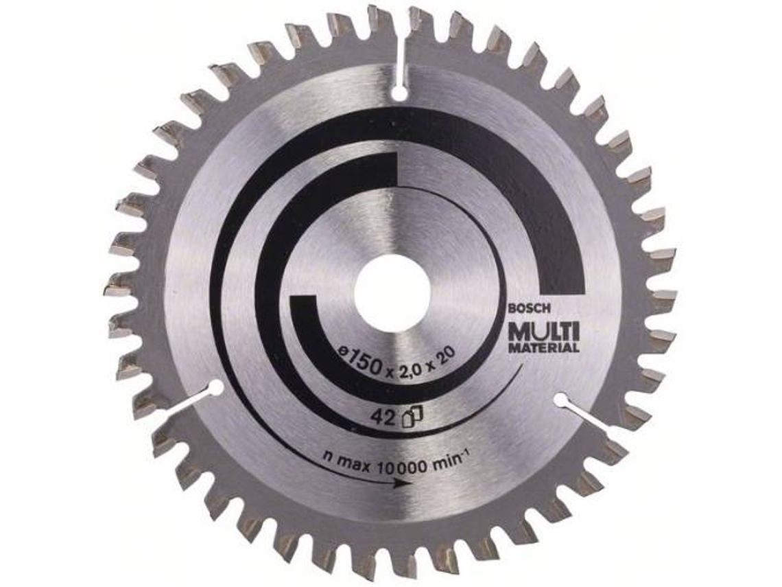 Disco de Sierra Circular BOSCH Multi Material 150x20/16x2.0 mm - 42