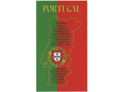 Toalla De Playa De Microfibra Mapa, Bandera E Himno De Portugal
