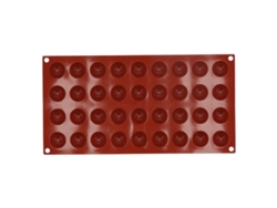 Molde de silicona apto para uso alimentario con 36 cavidades para pasteles, chocolate, jabón y pan.
