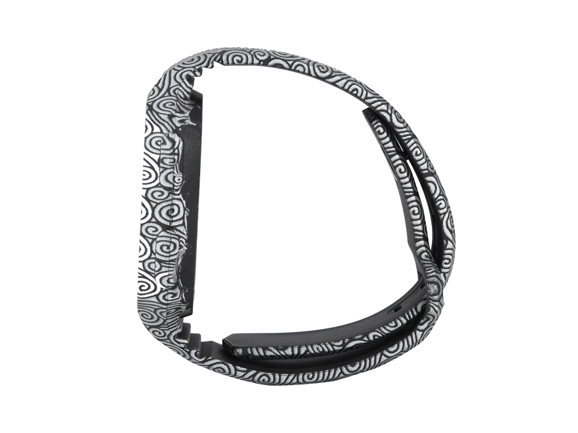 Pulsera De Silicona Para Reloj Fitbit De Cobertura Completa, Patrón De Nubes Auspiciosas, Duradera Y Reemplazable