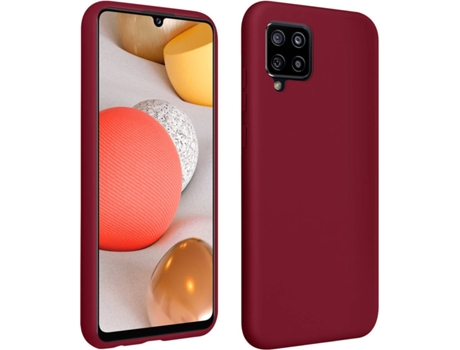 Carcasa Samsung Galaxy A42 5G AVIZAR Semirrígida Mate Burdeos