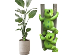 Decoración De Jardín Con Una Escalera Linda Y Encantadora, Decoración: Estatua De Resina De Animales Para Uso Exterior,