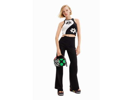 Bolsa de ombro DESIGUAL Bandolera Malla Punto para Mujer