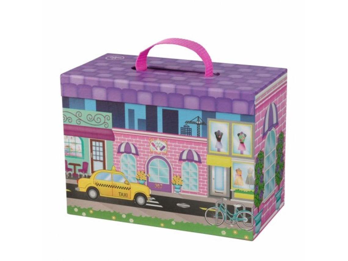 Muñeca KIDKRAFT (Cartón - Rosa - 26 x 14 x 19 cm)