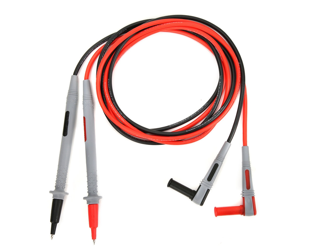 Cable De Prueba P1505 Para Multímetro Universal, 150 Cm, 1000 V/10 A, Sonda De Silicona, Cobre Y Estaño, 4 Mm/2 Mm.