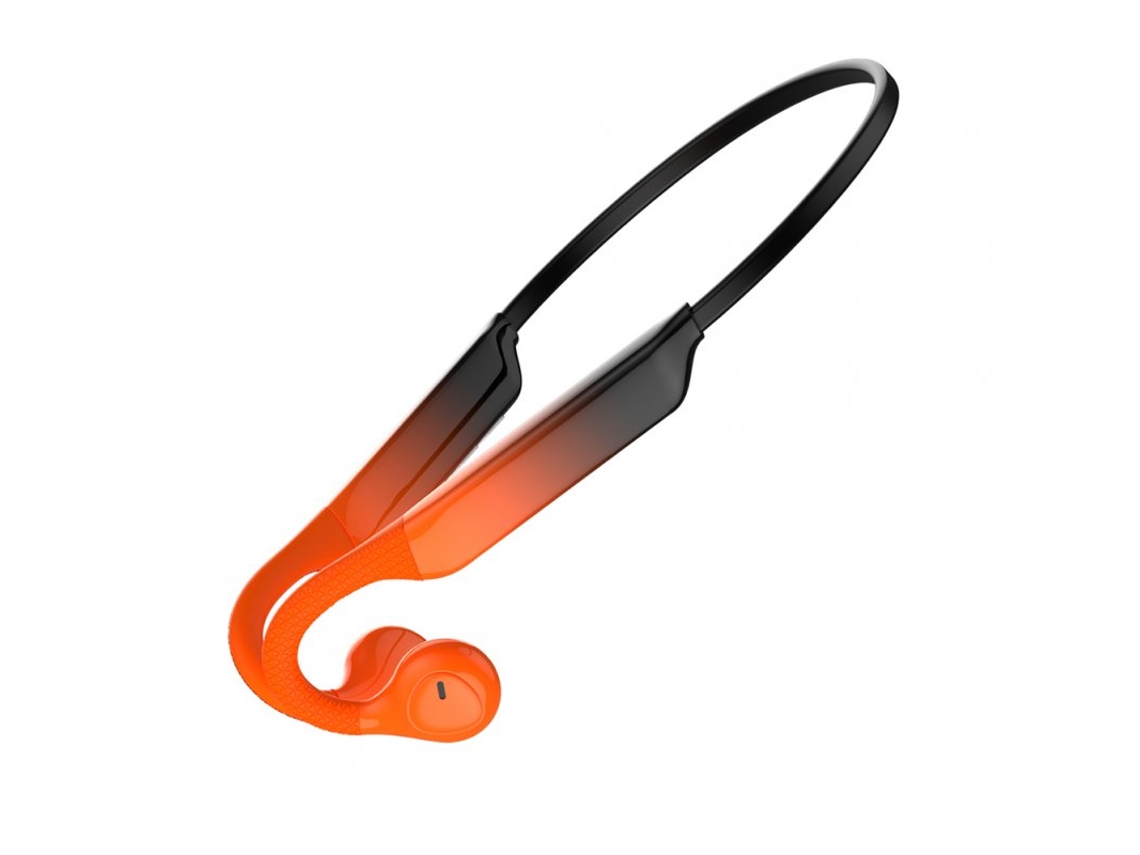 Auriculares Bluetooth K9 Tipo de oído colgante Inalámbrico Conducción ósea Gradiente naranja