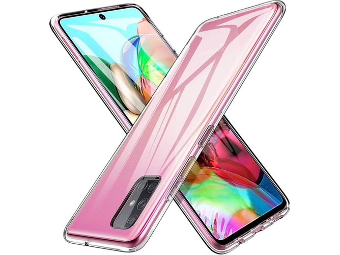 Carcasa Samsung Galaxy A71 WEPHONE ACCESORIOS Silicona Transparente