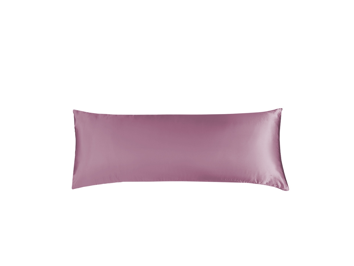 Paquete De 2 Fundas De Almohada De Seda Para Cabello Y Piel Suaves Digitallab 51 X 137 Cm (pasta De Judías Rojas)
