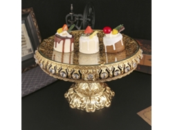 Plato De Aperitivos De Cristal Ligero De Lujo De Estilo Europeo Vintage Para Sala De Estar, Cocina, Ktv.