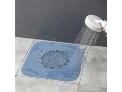 Captador De Cabello Para Drenaje De Regadera Filtro De Pila De Cocina Almohadilla Desodorante De Silicona Para Baño Bañera Cocina Azul