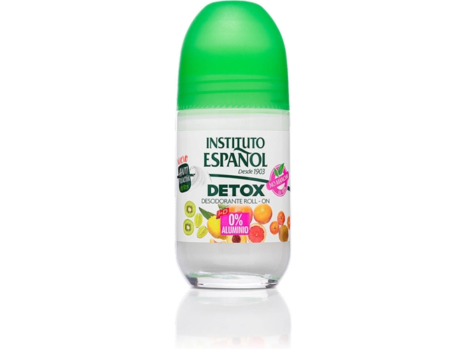 Desodorante INSTITUTO ESPAÑOL Detox 0 Aluminio Desodorante Roll-On (75 ml)