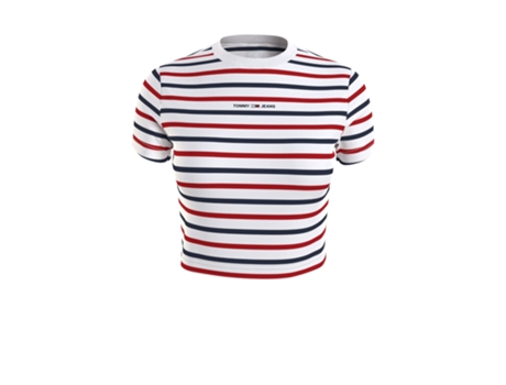 Blusa TOMMY JEANS Algodón Mujer (M - Blanco)