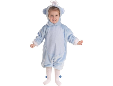 Disfraz de Bebé DISFRAZZES Osito Azul (Talla: 6 a 12 meses)