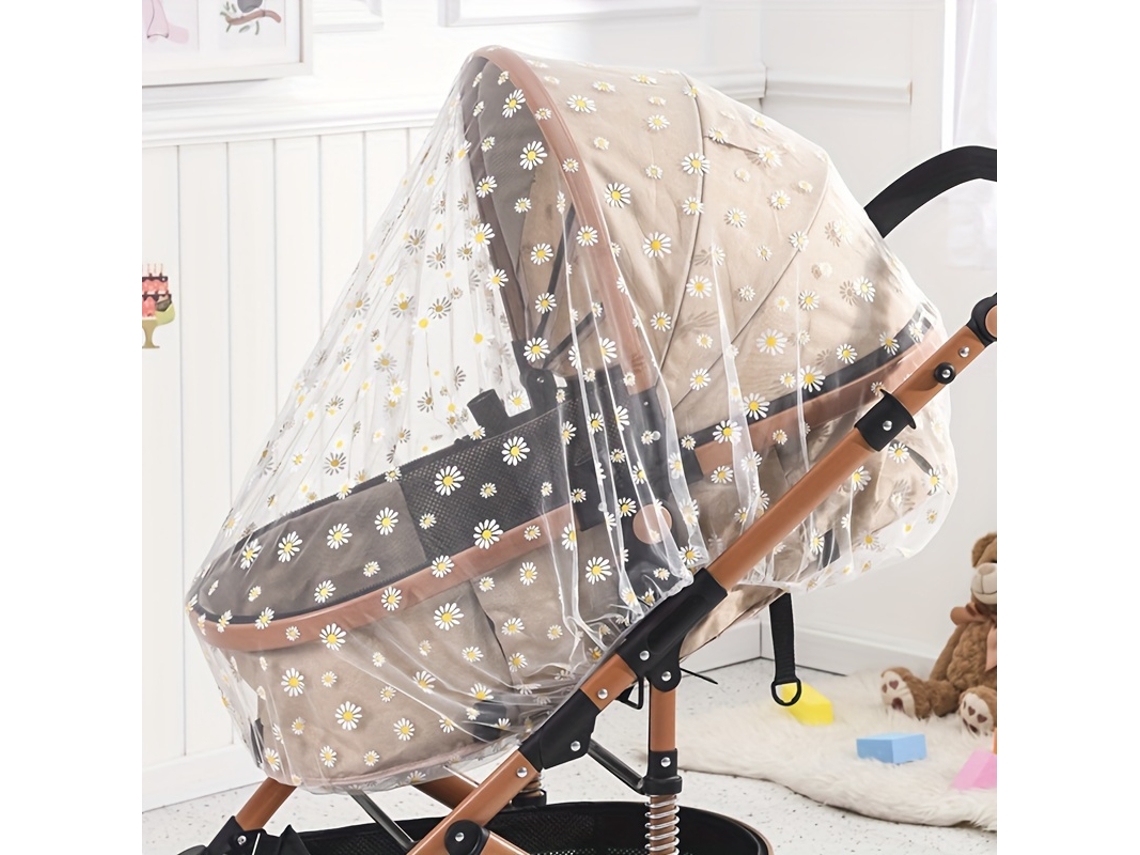 Juego De Mosquitera Para Cochecito. Incluye Una Funda De Mosquitera Estampada De Alta Densidad Y Tamaño Extragrande. Apta Para Uso En Exteri