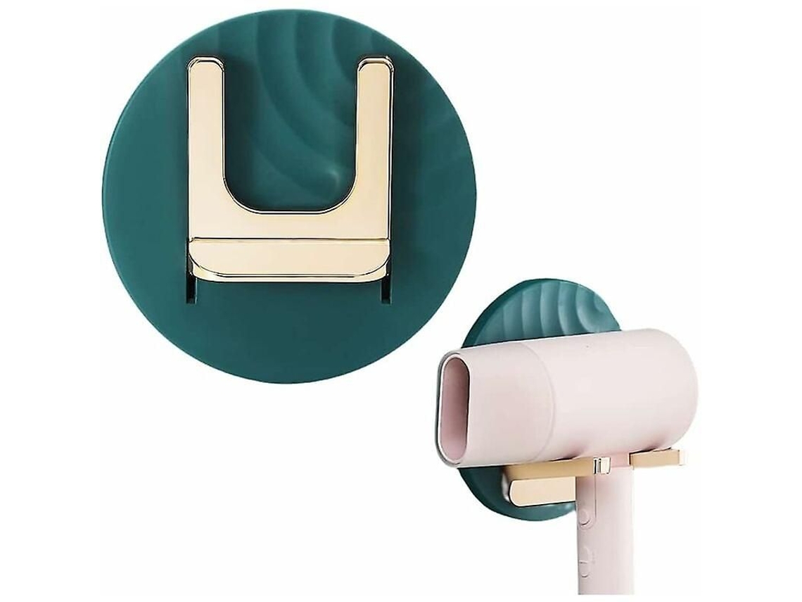 Soporte para secador de pelo, montaje en pared, plástico autoadhesivo, GOKOCO