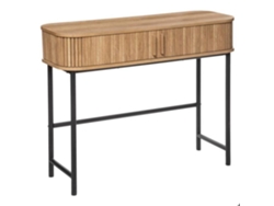 Consola 2 Puertas Colva 100cm Beige Negro Atmosphera