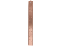 Regla De Cobre Gruesa 0-150mm Regla Recta Para Dibujo 15cm 1.5mm Espesor Accesorio De Medición