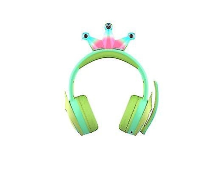 Auriculares Bluetooth YDCY luminosos Little Crown para niños