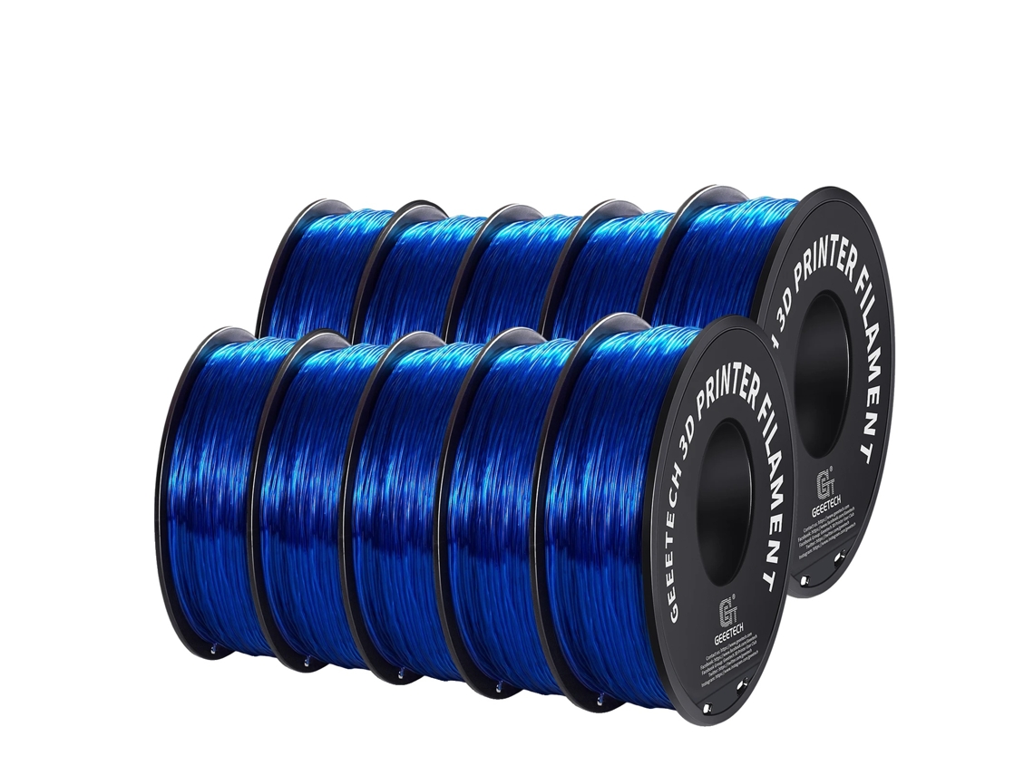 Filamento de TPU de 1,75 mm de diámetro, no tóxico y flexible, color azul OEM