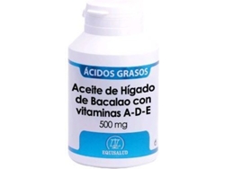Complemento Alimentar EQUISALUD Aceite Higado De Baao Vitaminas A - D - E 500 Mg (180 Cápsulas)