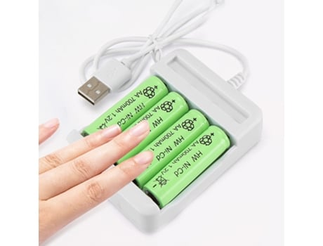 Universal USB 4 Battery Charger Adapter Battery Charger For Universal AA/AAA rechargeable Batteries Power Accessories