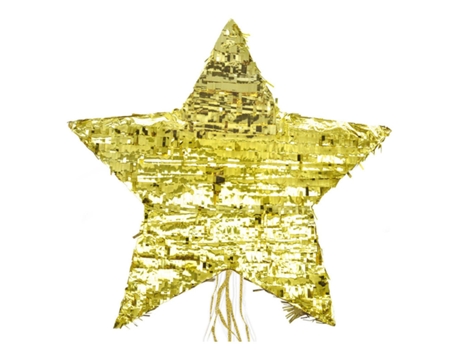 Piñata - Estrella dorada 57 cm