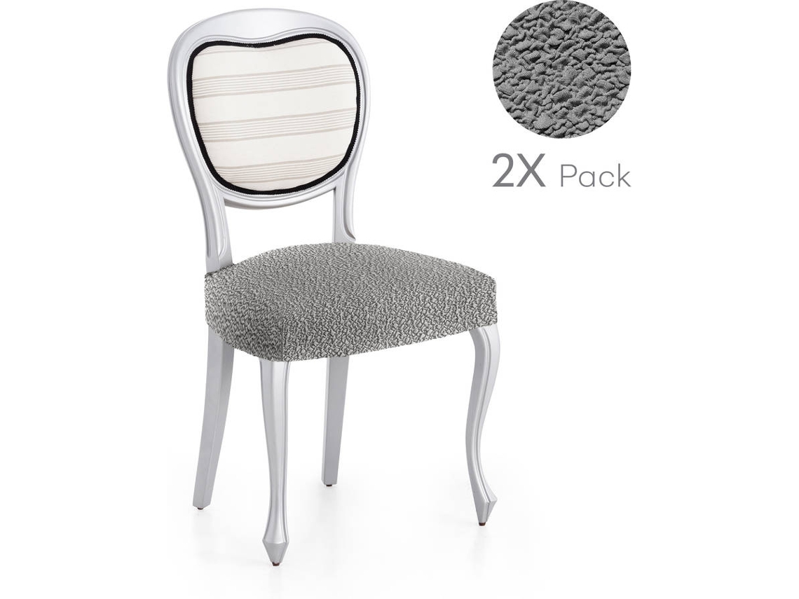 Pack de 2 Fundas Elásticas para Base de Silla MILICA Spongy Gris (50x50 cm)